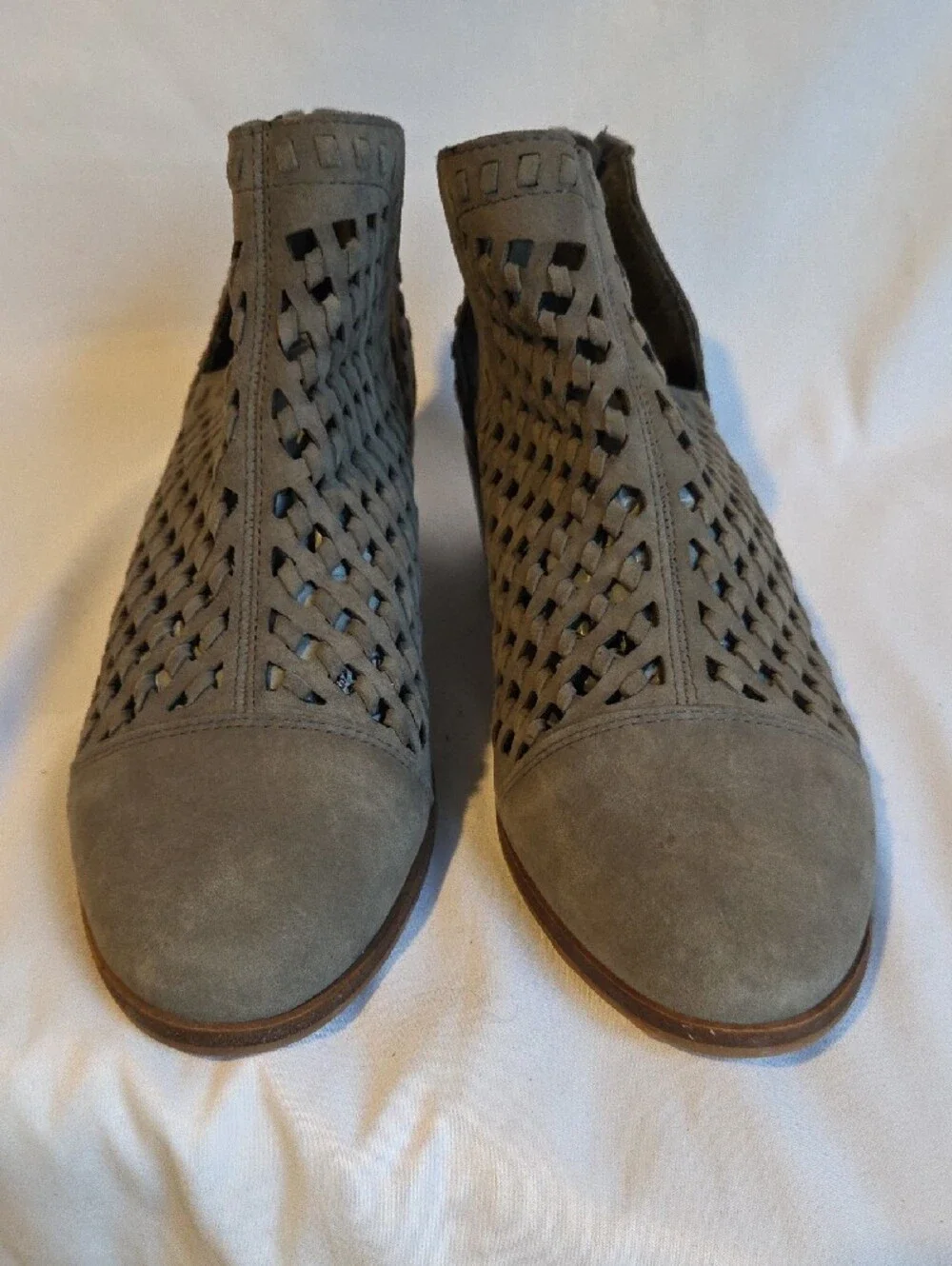 Vince Camuto Phortiena Suede Cutout Ankle Booties